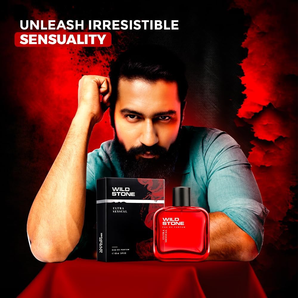Wild Stone Ultra Sensual Perfume Spray for Men, 100ml