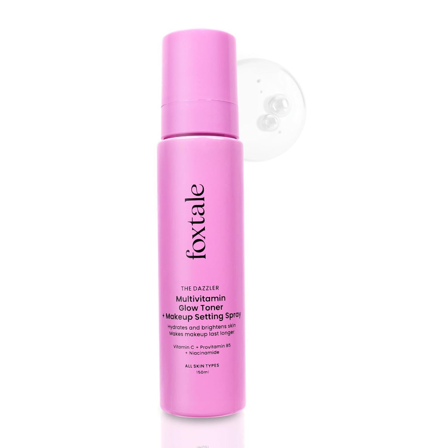 Foxtale Multivitamin Glow Toner &amp; Makeup Setting Spray with Vitamin C &amp; Niacinamide