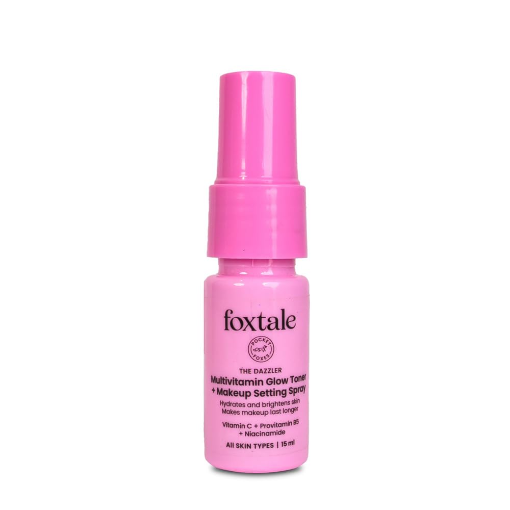 Foxtale Multivitamin Glow Toner &amp; Makeup Setting Spray with Vitamin C &amp; Niacinamide