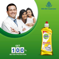 Dettol Kitchen Dish and Slab Gel Lemon Fresh - 750 ml (Pack of 2)