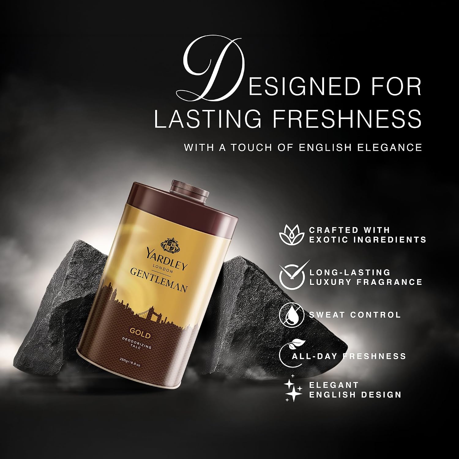 Yardley London Gold Deodorizing Talc250g