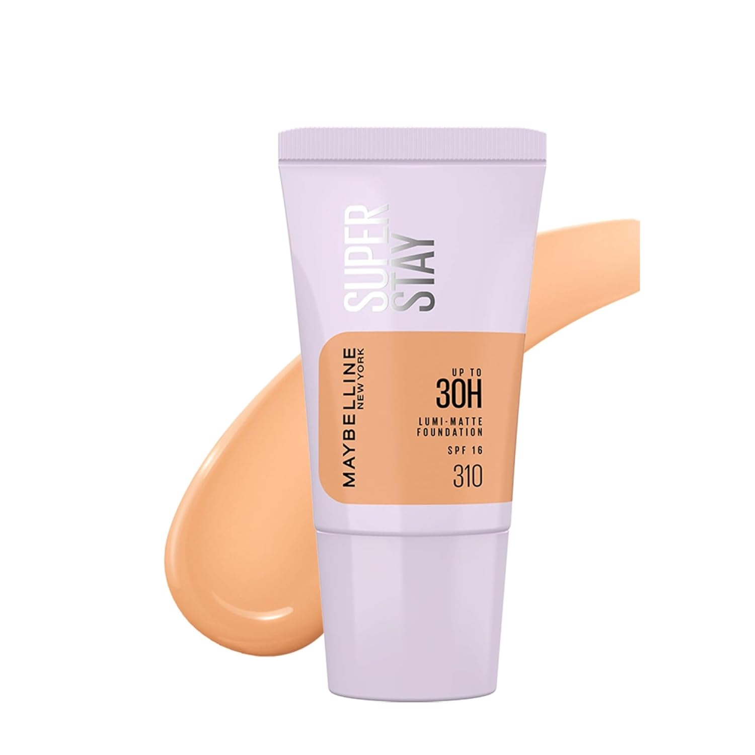 Maybelline New York Super Stay Lumi Matte Liquid Foundation, 310 | 30HR Long Lasting, Lightweight, Suitable for all Skintypes