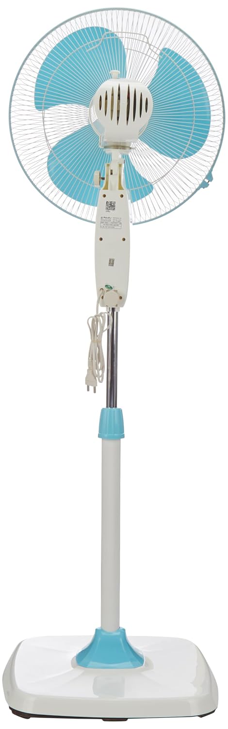 Bajaj Rapido 400 mm Table Fan, Pearl Blue, With Full Copper Motor and High Speed Operation, Regular