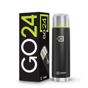 Stainless Steel Water Bottle Flamingo Knight Black 1000ml