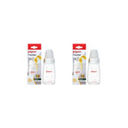 Pigeon Peristaltic Baby Nursing/Feeding Bottle RPP Nipple S,for 0+ Month Babies,BPA Free,BPS Free,White,120 ml (Pack of 2)