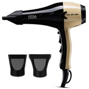 VEGA PROFESSIONAL Pro Dry 2000W Hair Dryer for Women & Men | Professional Blow Dryer with Cool Shot Button & Combination of 4 Heat & 2 Speed Settings, 16 Amp Plug | Salon Use & Home Use (VPVHD-04)
