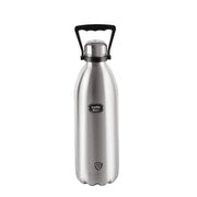 CELLO Swift Stainless Steel Hot and Cold Water Bottle 1500 ml Silver | ISI Certified Spillproof Leakproof Screw Lid Double Wall Vacuum Insulated Thermos Flask Water Bottle for Home Office Gym Travel