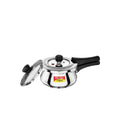 Prestige Deluxe Alpha Svachh Stainless Steel Pressure Cooker 1.5L With Glass Lid (With Deep Lid For Spillage Control )