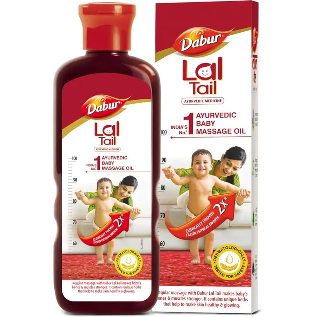 Dabur Lal Tail : Ayurvedic Baby Massage Oil 500Ml