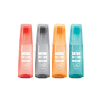MILTON KIP SIP, Pack of 4 Water Bottles with Drinking Glass Lid, 1 Litre each, Reusable Plastic Fridge Bottle Set, BPA Free and Leak Proof Bottles for Travel, Work, Assorted