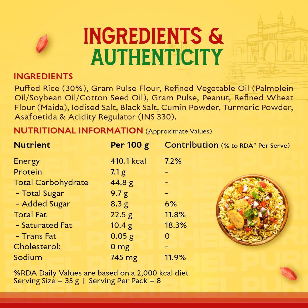 Lacy Instant and Delicious Bhelpuri, 300g