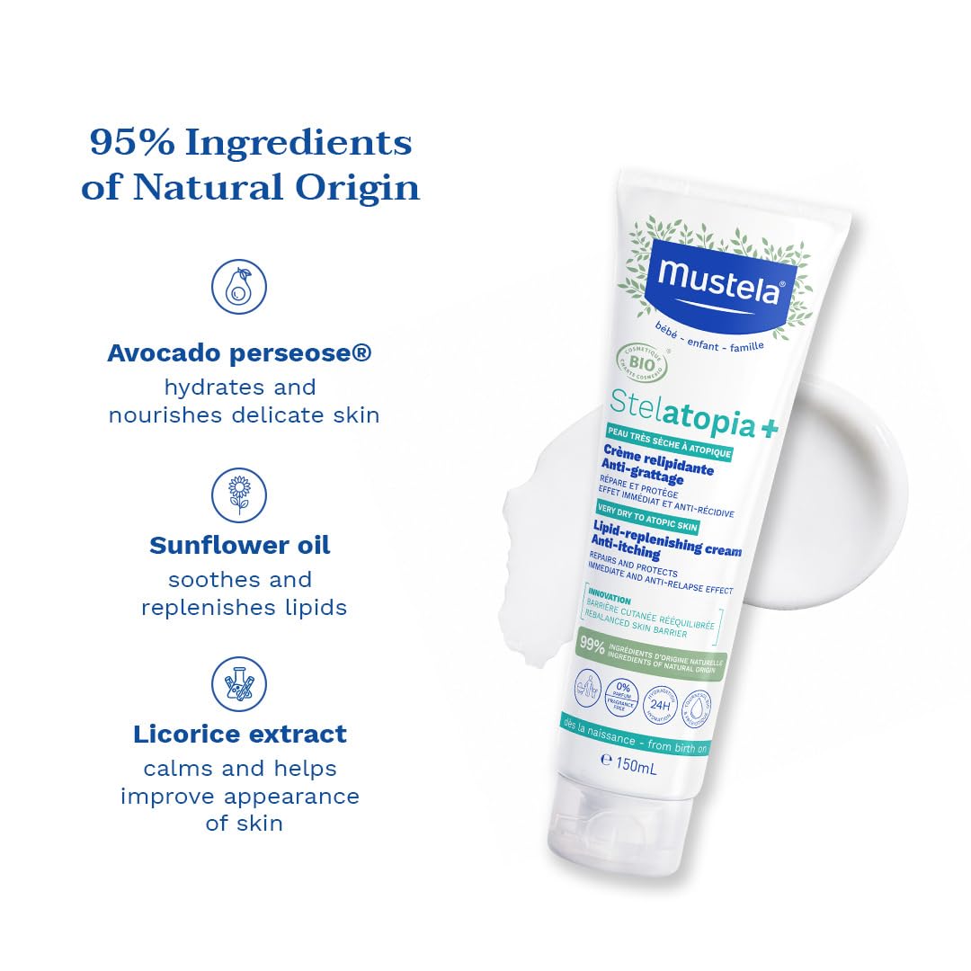 Mustela Stelatopia+ - Lipid-Replenishing Cream