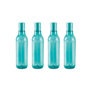 MILTON Prism 1000 Pet Water Bottle Set of 4, 1 Litre Each, Blue | BPA Free | 100% Leak Proof | Office | Gym | Home | Kitchen | Travel | Hiking | Treking