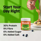 Pintola Organic Unsweetened Peanut Butter Crunchy 350g