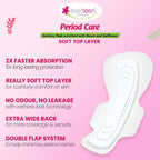 everteen Sanitary Pads XXL for Women 80 Pads, Cotton Soft Sanitary Napkin XXL 320mm,