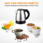 Kent Vogue 1.8Litre Electric Kettle(Stainless steel), Silver, MEDIUM (16088)