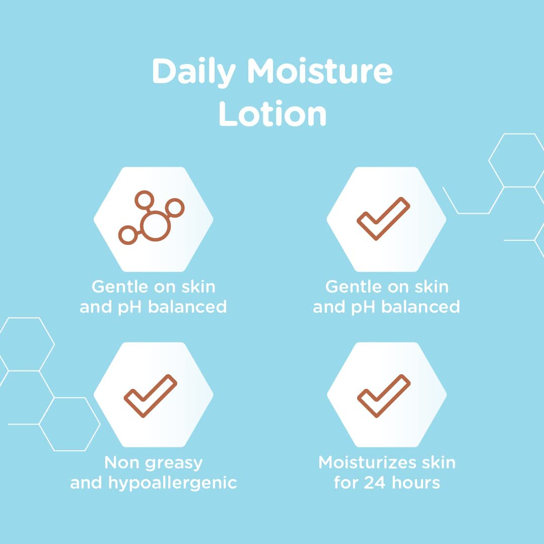 Aveeno Baby Daily Moisture Lotion Fragrance Free 8 Ounce (Pack of 2)