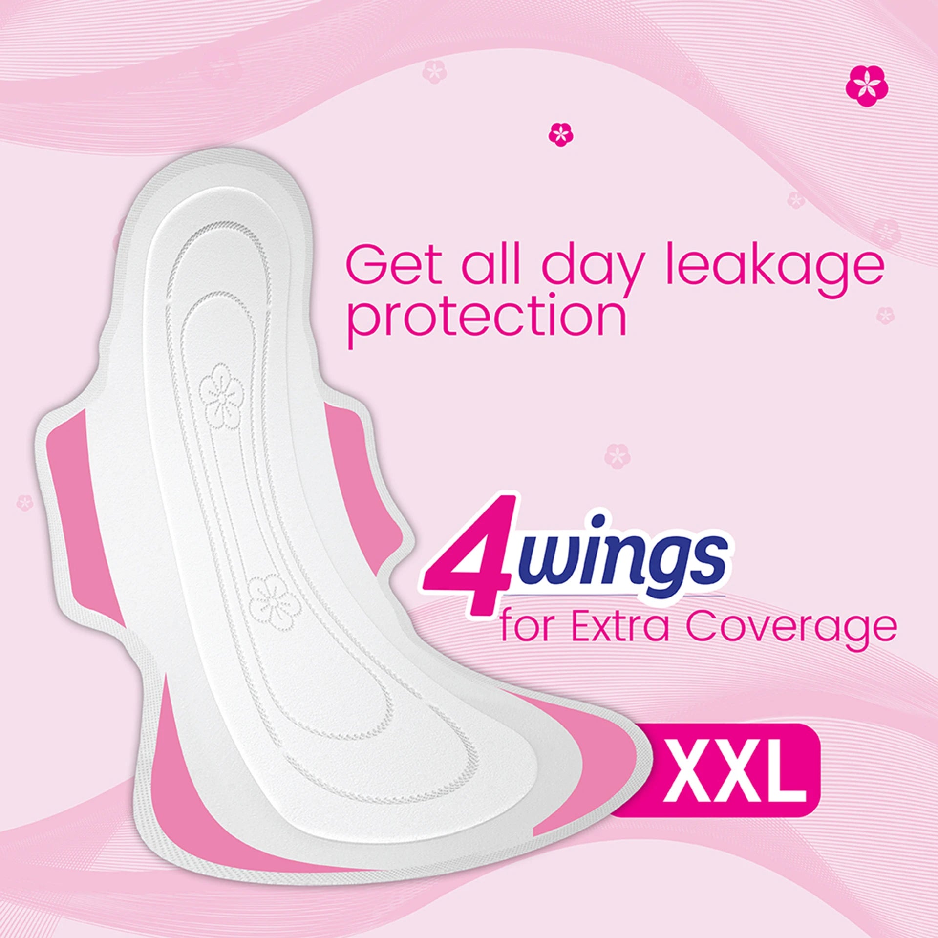 Paree Ultra Thin XXL Sanitary Napkins for Heavy Flow 15 Pads with Free disposable bags Sanitary Pad (Pack of 15)