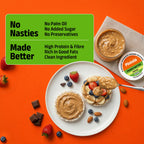 Pintola Organic Unsweetened Peanut Butter Crunchy 350g