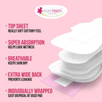 everteen XXL Soft Sanitary Pads for Women, Rash Free, Anti Tan, Skin Friendly, Double Wing Shape, Advanced Leak Protection, XX Large, 320mm - 3 Pack (40 Pads Each, 320mm)