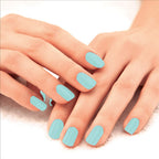 LAKMÉ 9To5 P+G Glossy Finish Nail Color Sea Blue 6Ml