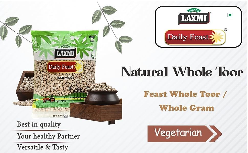 Laxmi Daily Feast 2KG Whole Toor