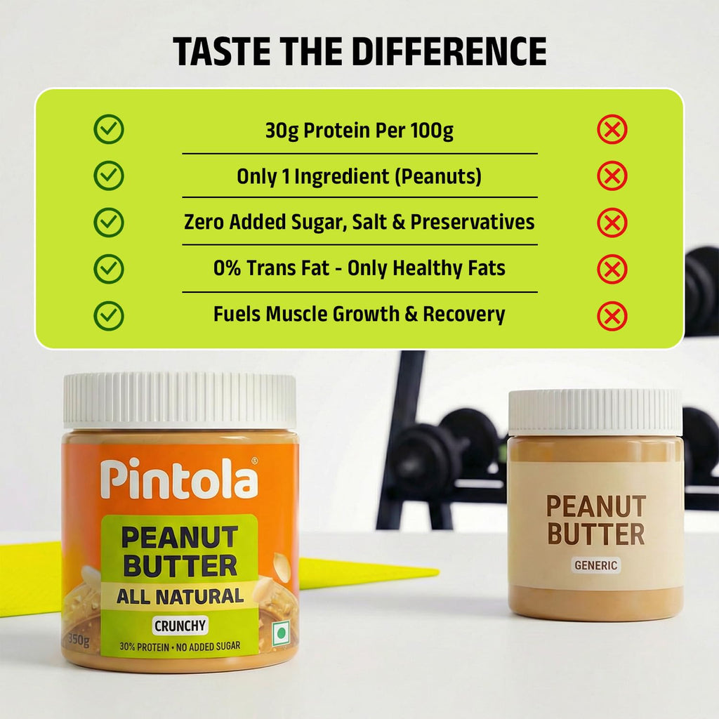 Pintola All Natural Peanut Butter Crunchy 350g
