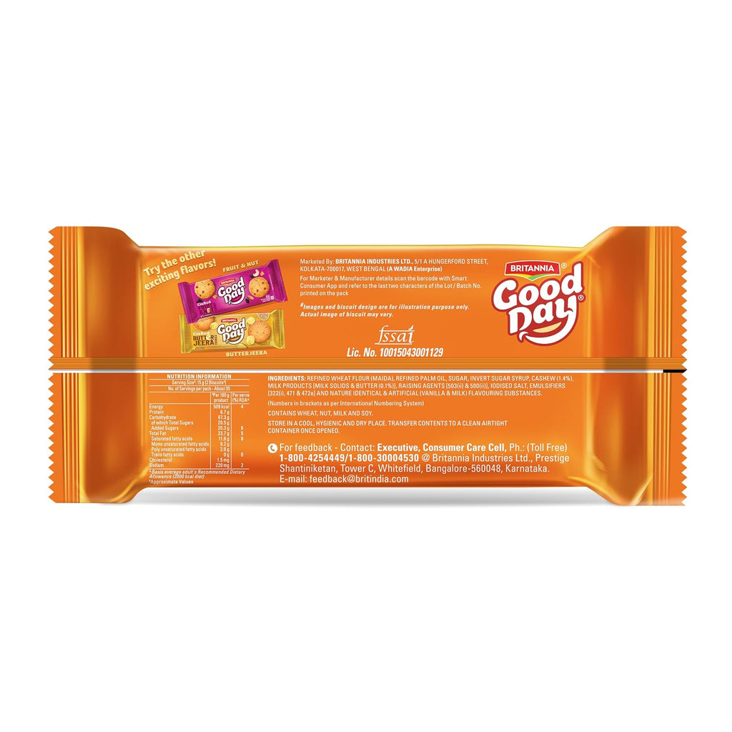 Britannia Good Day Cashew Cookies, 600 g