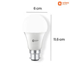 Orient Electric Polycarbonate High Glo Led Lamp 9W, (Warm White, 3000K, B22 - Pack Of 4)