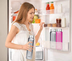 MILTON Aqua 1000 Stainless Steel Water Bottle, 1 pc, 950 ml, Silver (Pack of 2)