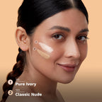 Pilgrim Medium Classic Nude Serum Liquid Foundation, Matte & Poreless,30 ml