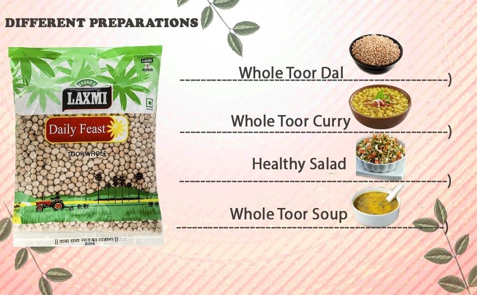 Laxmi Daily Feast 2KG Whole Toor
