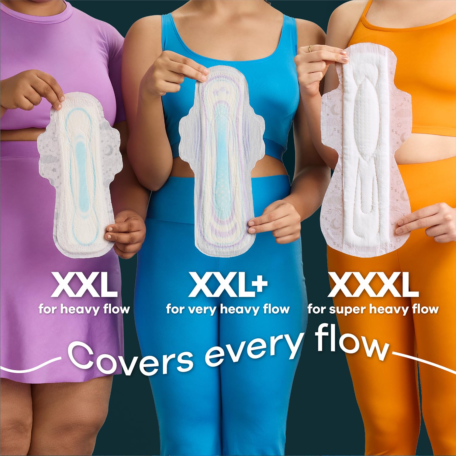 Whisper Bindazzz Nights 10 XXXL Sanitary Pads
