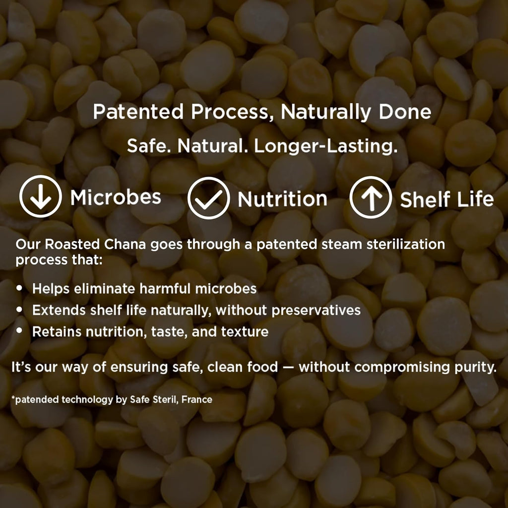 Pure &amp; Sure Organic Roasted Chana Dal 500gm