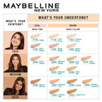Maybelline New York Liquid Foundation, Matte & Poreless, Full Coverage Blendable Normal to Oily Skin, Fit Me, 128 Warm Nude, 18 ml