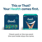 Anandi sanitary pads for women 15 XXL Pads | Biodegradable Organic pads with Disposal pouch | Certified ~100% Compostable