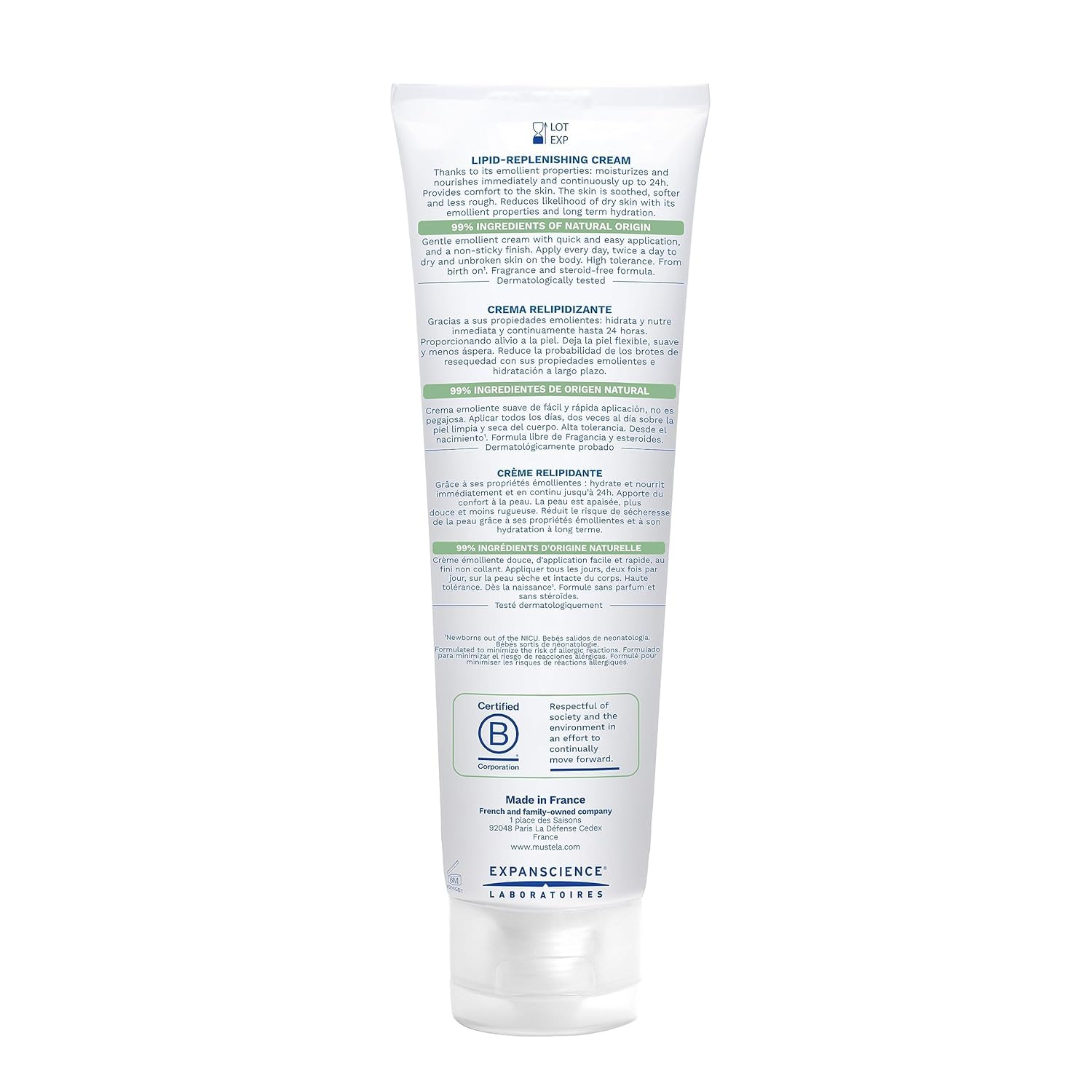 Mustela Stelatopia+ - Lipid-Replenishing Cream