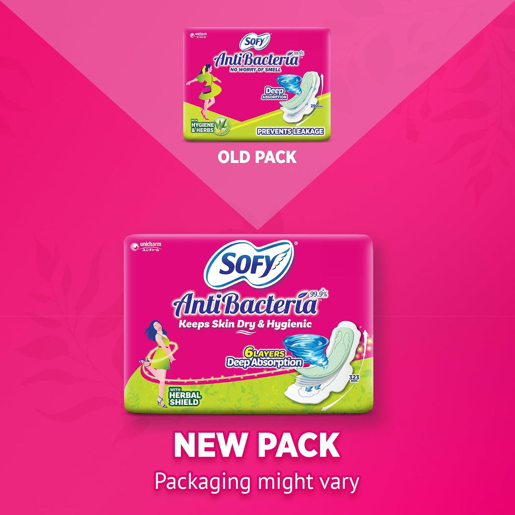 Sofy Antibacteria Sanitary Pads - 30 Pieces (Super XL Plus) (Pack of 1)