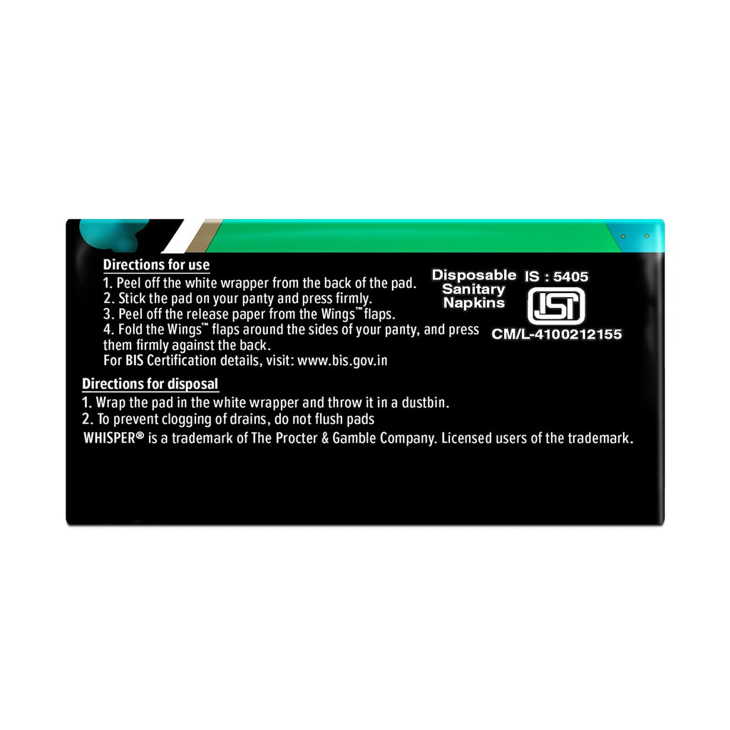 Whisper Bindazzz Nights 10 XXXL Sanitary Pads