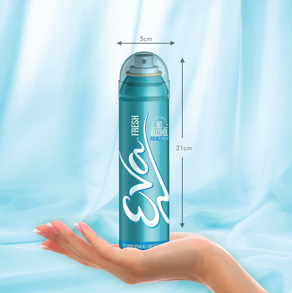 Eva Fresh+Fresh +Fresh Deo Spray 150 ml (Pack of 3)