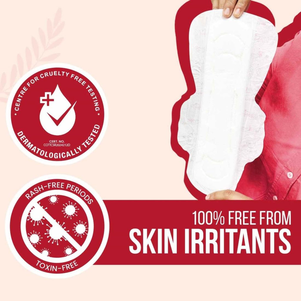 everteen XXL Sanitary Pads for Women, 320mm, Double Wing Shape Napkins
