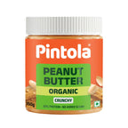 Pintola Organic Unsweetened Peanut Butter Crunchy 350g