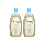 Aveeno Baby Wash and Shampoo, 18 Oz -Pack of 2
