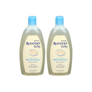 Aveeno Baby Wash and Shampoo, 18 Oz -Pack of 2