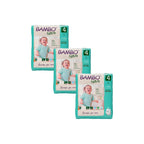 Bambo Nature Premium Baby Pants Diapers for Baby Large Size (7-12 Kgs), Super Absorbent, Breathable, Extra Soft, Dermatologically Tested, Hypoallergenic Nappies With Wetness Indicator, 60 Count