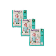 Bambo Nature Premium Baby Pants Diapers for Baby Large Size (7-12 Kgs), Super Absorbent, Breathable, Extra Soft, Dermatologically Tested, Hypoallergenic Nappies With Wetness Indicator, 60 Count