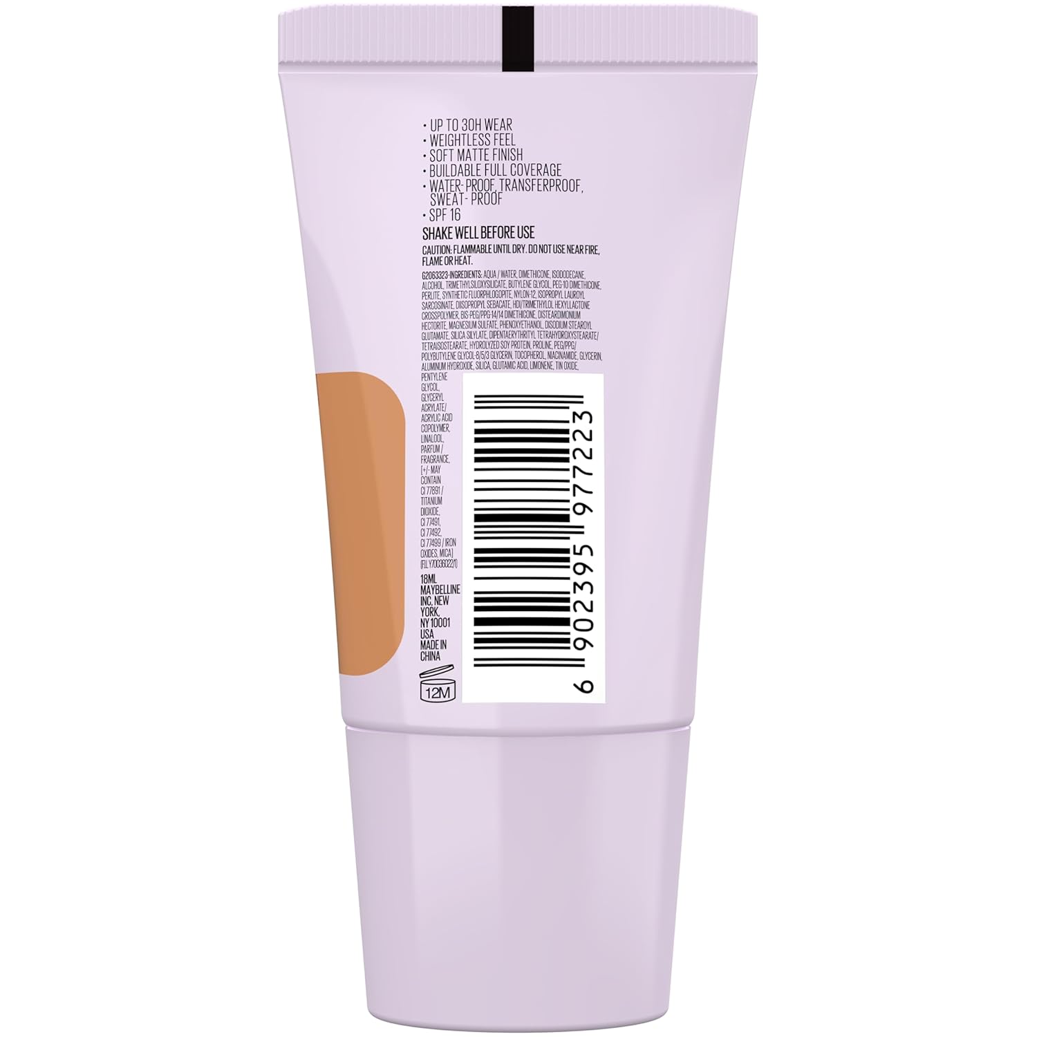 Maybelline New York Super Stay Lumi Matte Liquid Foundation, 330 | 30HR Long Lasting, Lightweight, Suitable for all Skintypes