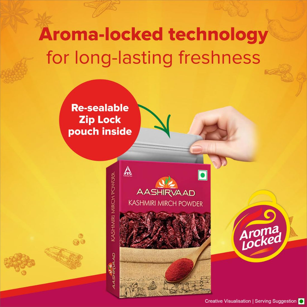 Aashirvaad Kashmiri Mirch Powder, 100g