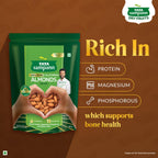 Tata Sampann Pure California Almonds/Badam Whole, 500g