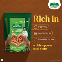 Tata Sampann Pure California Almonds/Badam Whole, 500g